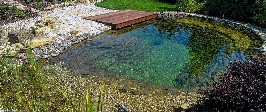 Kamenné koupací jezírko Ostrava